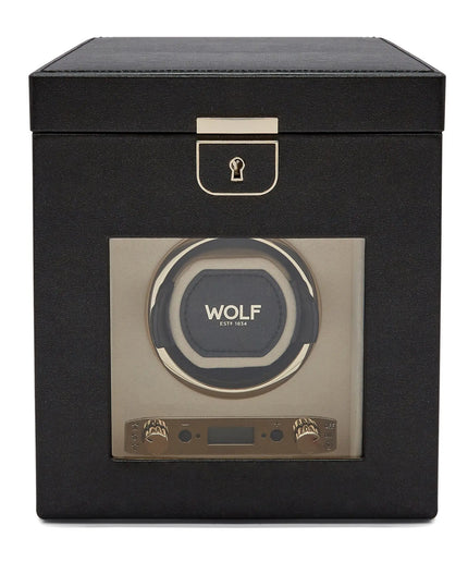 WOLF Palermo Single Watch Winder with Storage WOLF