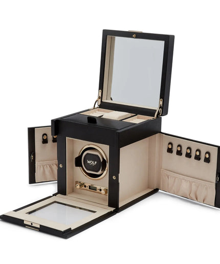 WOLF Palermo Single Watch Winder with Storage WOLF