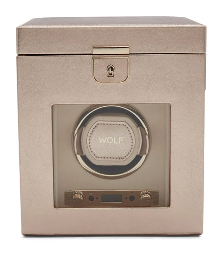 WOLF Palermo Single Watch Winder with Storage WOLF