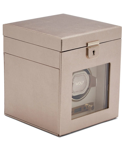 WOLF Palermo Single Watch Winder with Storage WOLF