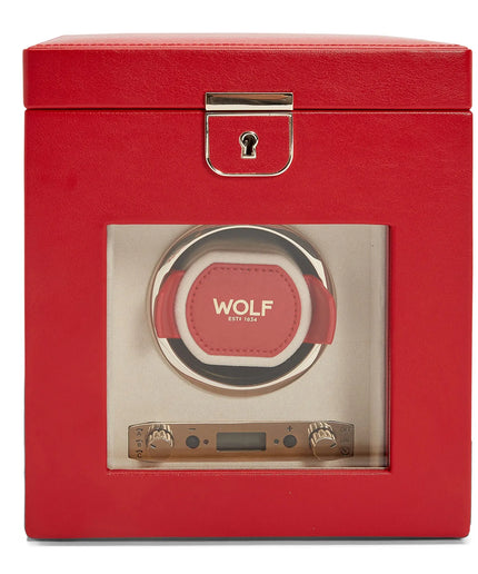 WOLF Palermo Single Watch Winder with Storage WOLF