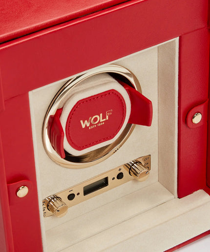 WOLF Palermo Single Watch Winder with Storage WOLF