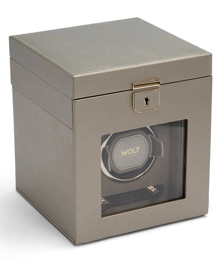 WOLF Palermo Single Watch Winder with Storage WOLF