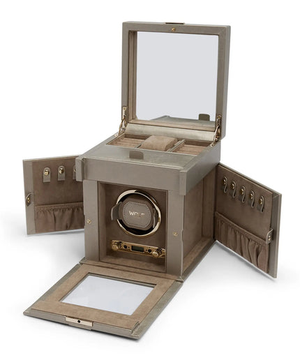 WOLF Palermo Single Watch Winder with Storage WOLF