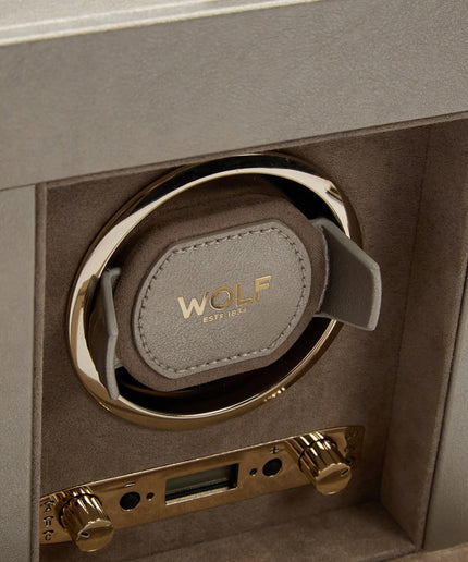 WOLF Palermo Single Watch Winder with Storage WOLF