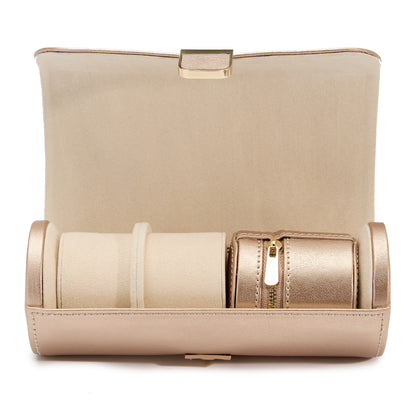 Palermo Double Watch Roll with Jewellery Pouch