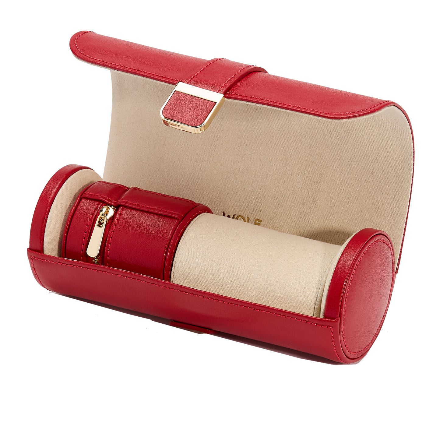 Palermo Double Watch Roll with Jewellery Pouch