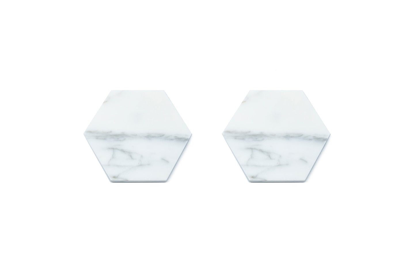 Fiammettav Set of 2 Hexagonal Coasters