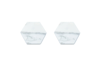 Fiammettav Set of 2 Hexagonal Coasters