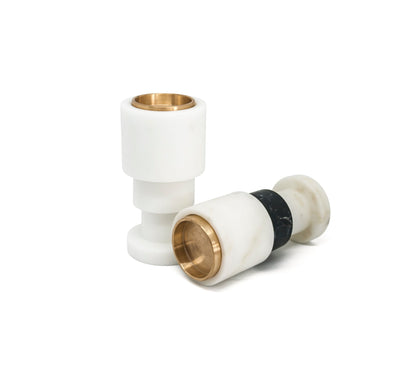 Fiammettav Short Two-Tone Candle Holder