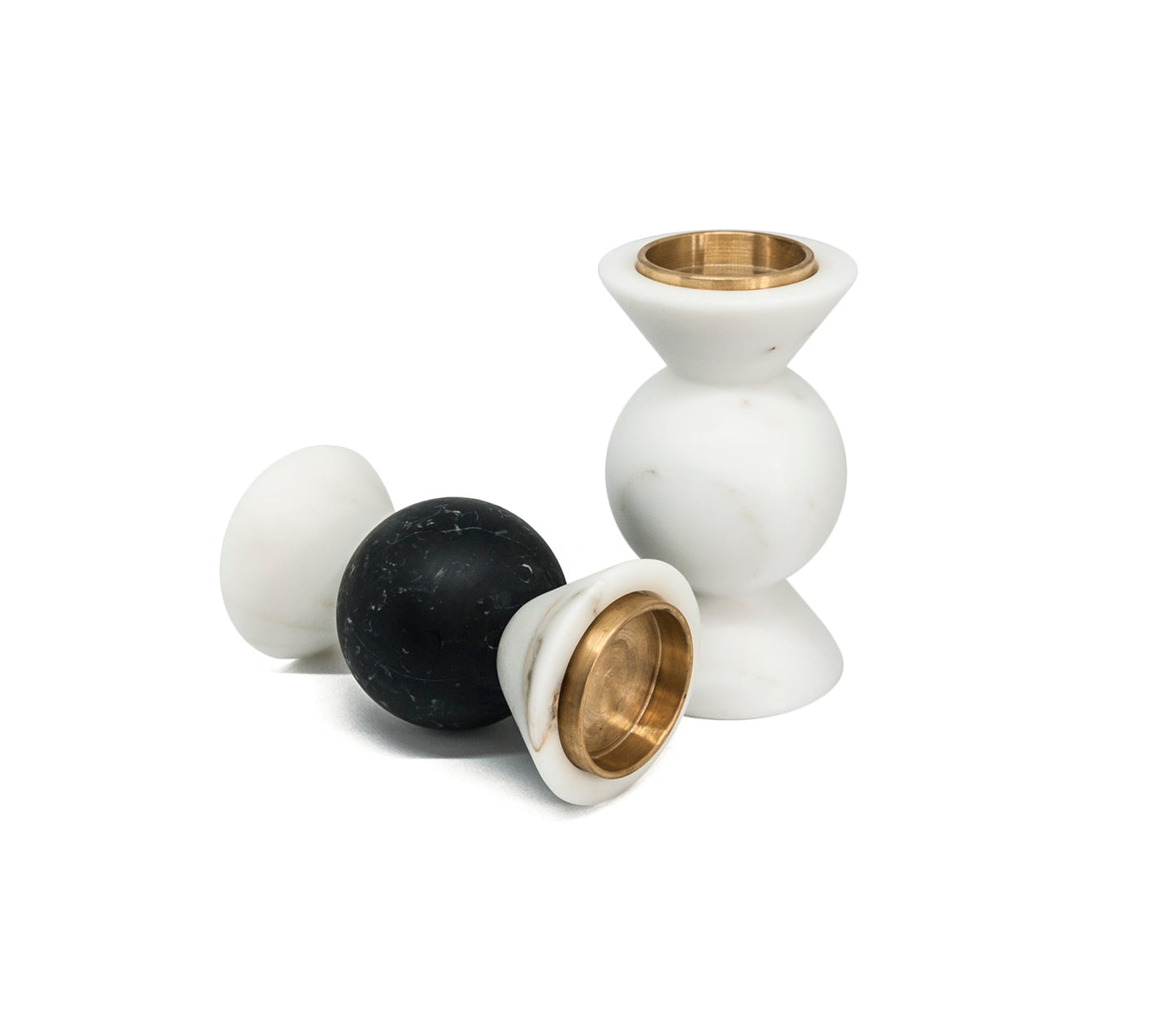 Fiammettav Short Two-Tone Candle Holder