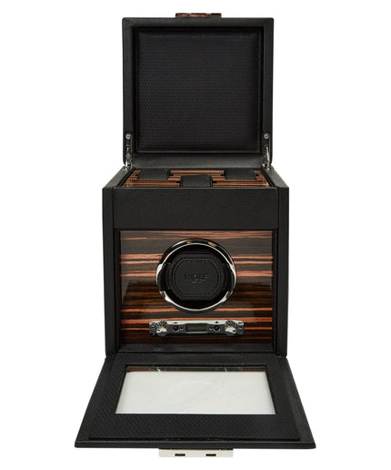 WOLF Roadster Single Watch Winder with Storage WOLF