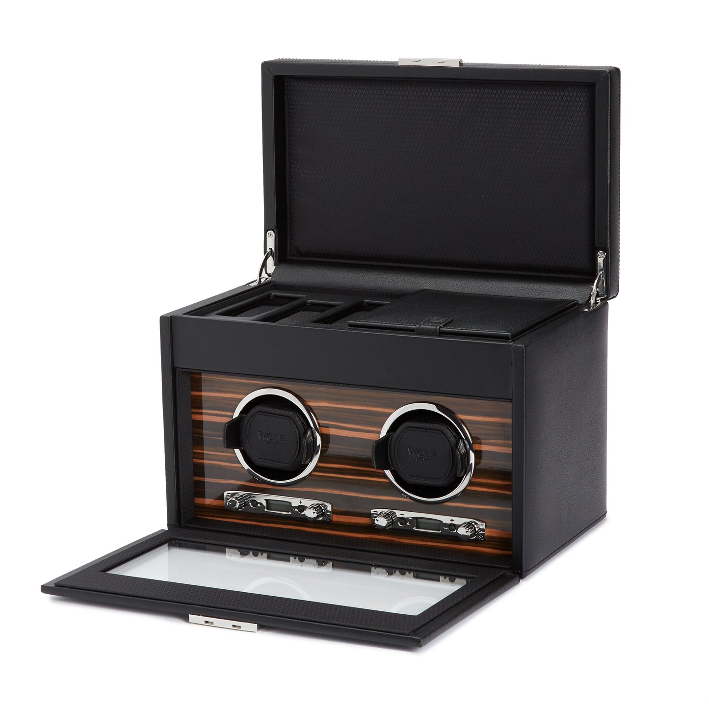 Roadster Double Watch Winder with Storage