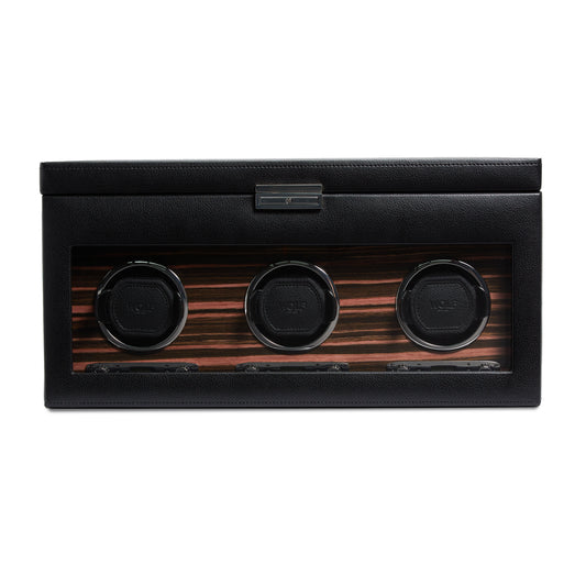 Roadster Triple Watch Winder with Storage