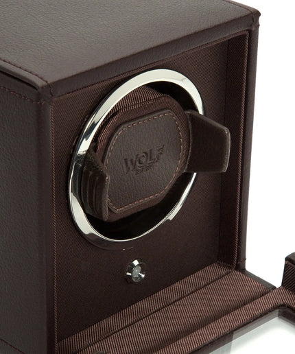 WOLF Cub Single Watch Winder with Cover WOLF