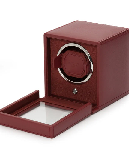 WOLF Cub Single Watch Winder with Cover WOLF