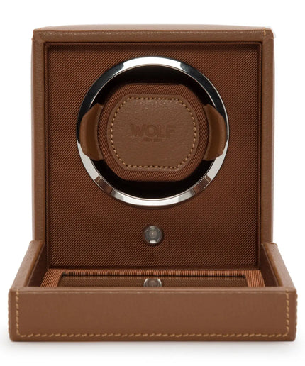 WOLF Cub Single Watch Winder with Cover WOLF