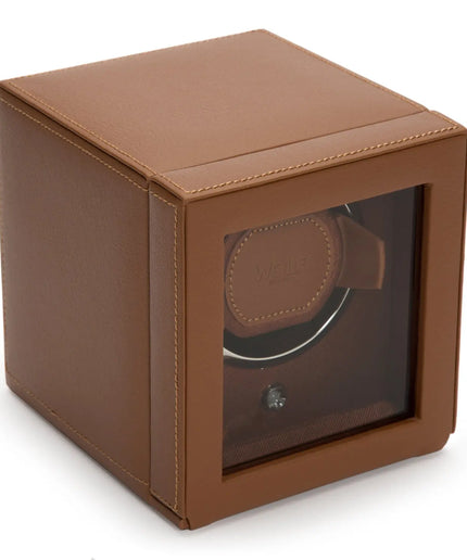 WOLF Cub Single Watch Winder with Cover WOLF