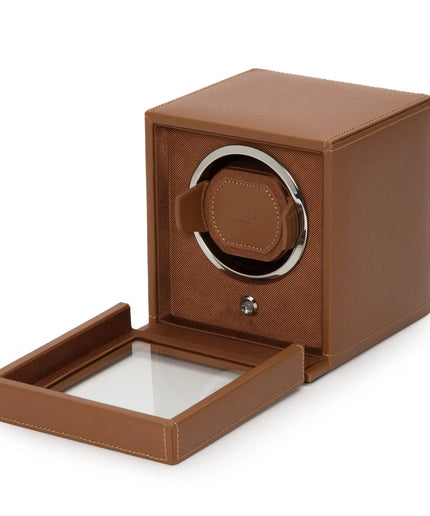 WOLF Cub Single Watch Winder with Cover WOLF