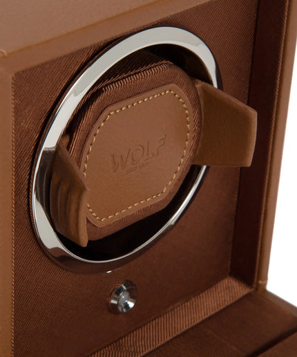 WOLF Cub Single Watch Winder with Cover WOLF