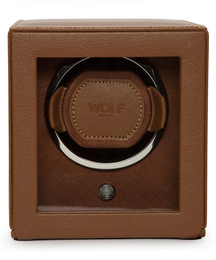 WOLF Cub Single Watch Winder with Cover WOLF