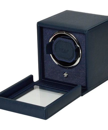 WOLF Cub Single Watch Winder with Cover WOLF