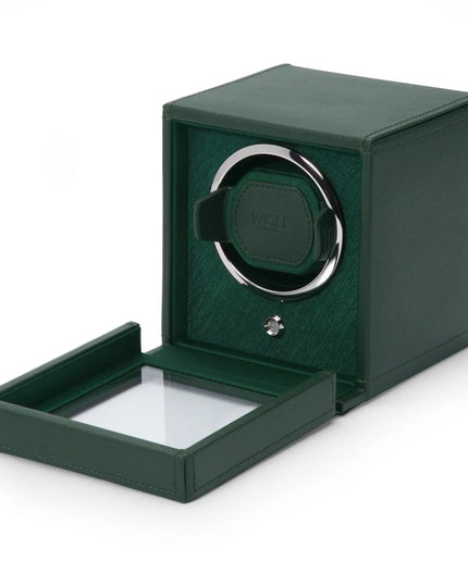 WOLF Cub Single Watch Winder with Cover WOLF