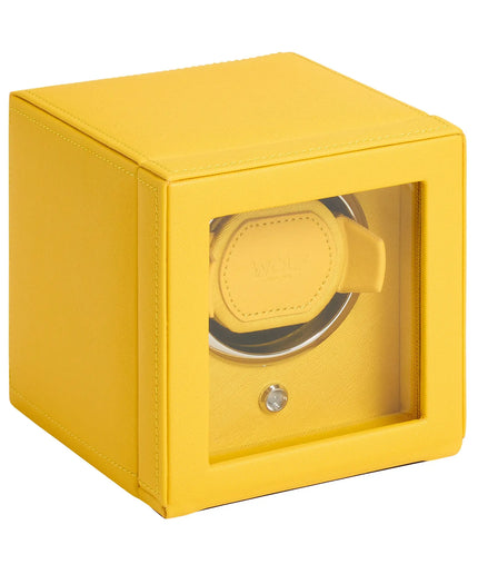 WOLF Cub Single Watch Winder with Cover WOLF