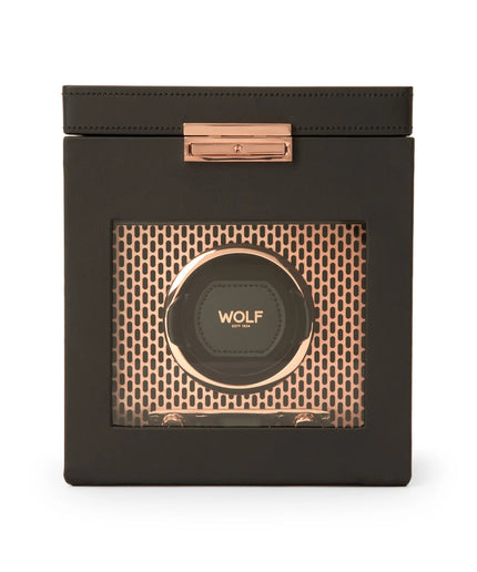 WOLF Axis Single Watch Winder with Storage WOLF