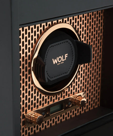 WOLF Axis Single Watch Winder with Storage WOLF