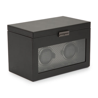 Axis Double Watch Winder with Storage