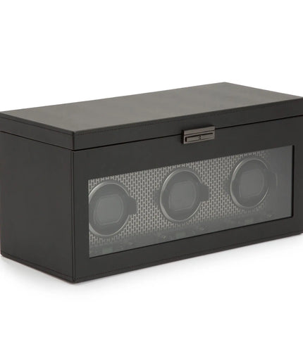 WOLF Axis Triple Watch Winder with Storage WOLF