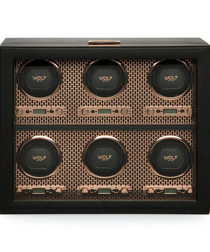 WOLF Axis 6 Piece Watch Winder WOLF