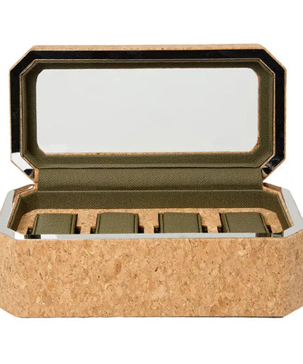 WOLF Cortiça 4 Piece Watch Box WOLF