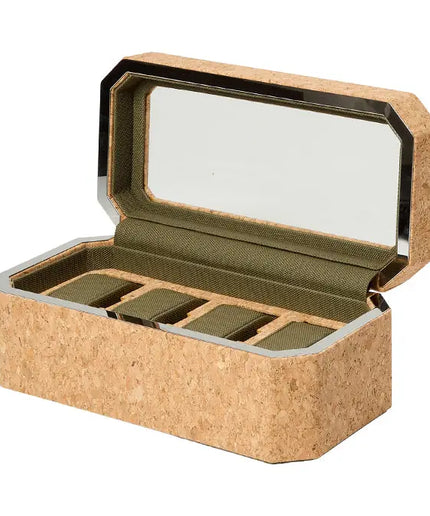 WOLF Cortiça 4 Piece Watch Box WOLF