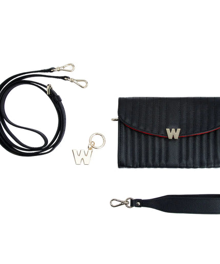 WOLF Mimi Crossbody Bag with  Wristlet & Lanyard WOLF