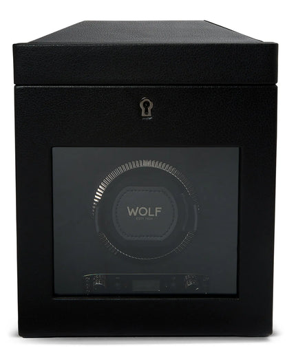 WOLF British Racing Single Watch Winder with Storage WOLF