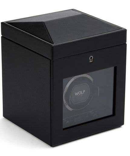 WOLF British Racing Single Watch Winder with Storage WOLF