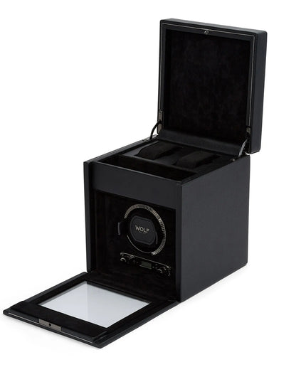 WOLF British Racing Single Watch Winder with Storage WOLF