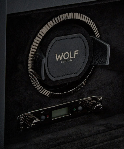 WOLF British Racing Single Watch Winder with Storage WOLF