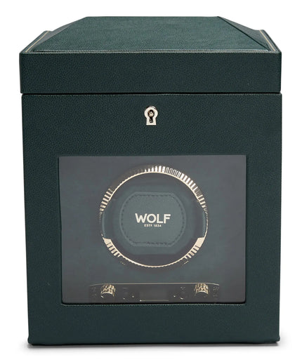 WOLF British Racing Single Watch Winder with Storage WOLF