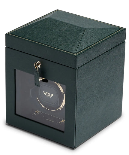 WOLF British Racing Single Watch Winder with Storage WOLF