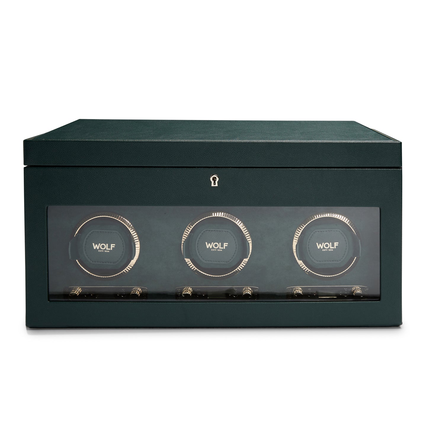 British Racing Triple Watch Winder with Storage