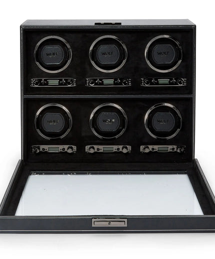 WOLF British Racing 6 Piece Watch Winder WOLF