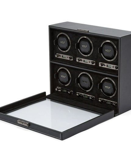 WOLF British Racing 6 Piece Watch Winder WOLF