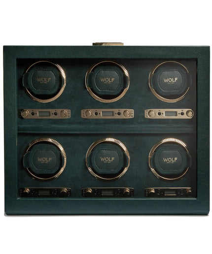 WOLF British Racing 6 Piece Watch Winder WOLF