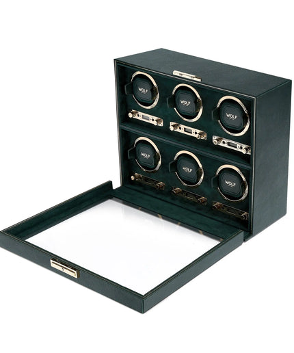 WOLF British Racing 6 Piece Watch Winder WOLF