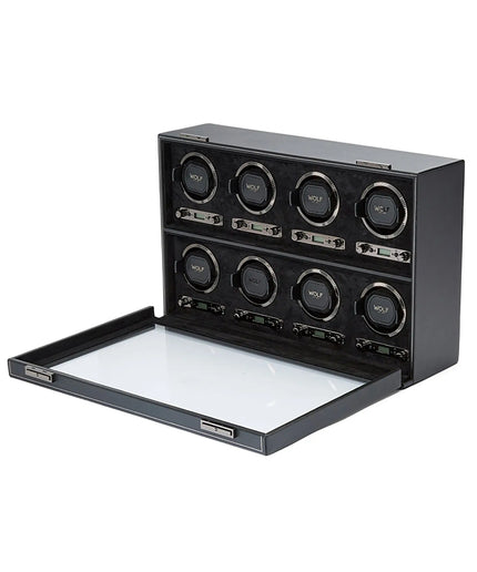 WOLF British Racing 8 Piece Watch Winder WOLF