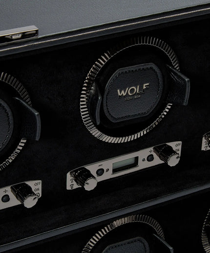 WOLF British Racing 8 Piece Watch Winder WOLF