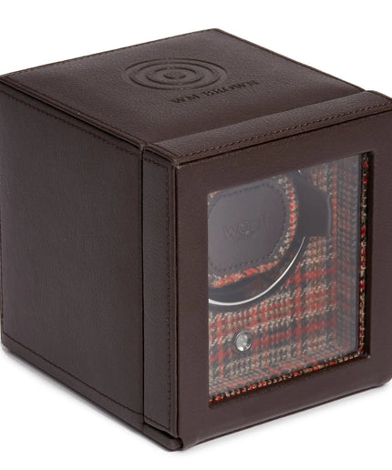 WOLF x WM Brown Single Watch Winder WOLF